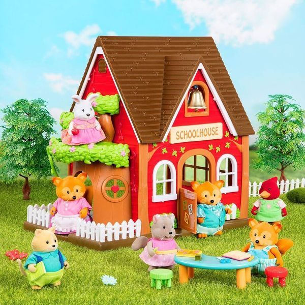 Li`l Woodzeez Набор фигурок - Семья Лисичек 6483 фото