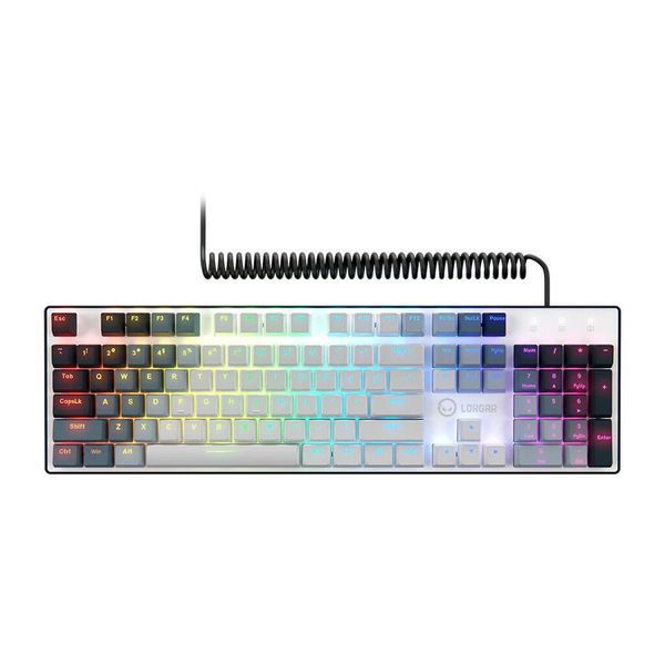 Клавіатура Lorgar Azar 514 RGB USB UA White (LRG-GK514W-UA) LRG-GK514W-UA фото