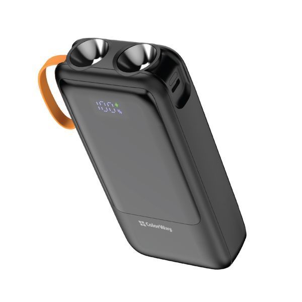 Універсальна батарея ColorWay 20000mAh PowerHub (22.5W) Black (CW-PB200LP07BK) CW-PB200LP07BK фото
