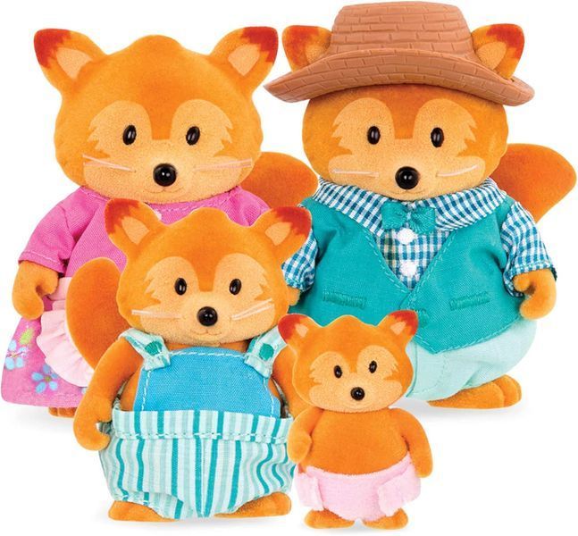 Li`l Woodzeez Набор фигурок - Семья Лисичек 6483 фото