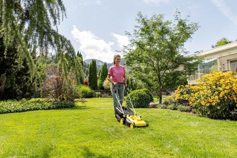 Karcher Газонокосилка аккумуляторная LMO 3-18 Battery 18В 34см 25-60мм (без АКБ и ЗУ) 1.445-410.0 фото