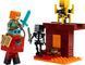 LEGO Конструктор Minecraft Битва с лавой в Незере 21266 фото 4