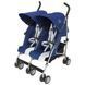 Коляска Maclaren Twin Triumph для двійні Blue/Silver (WM1Y120042) WM1Y120042 фото 1