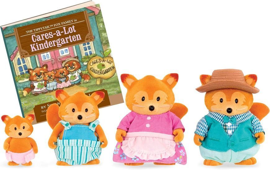 Li`l Woodzeez Набор фигурок - Семья Лисичек 6483 фото