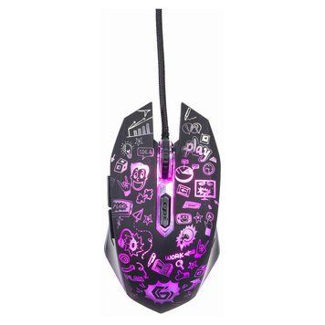 Мышка Gembird MUS-6B-GRAFIX-01 USB Black (MUS-6B-GRAFIX-01) MUS-6B-GRAFIX-01 фото