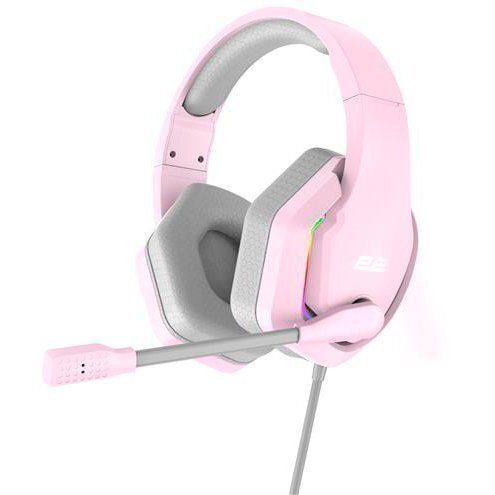 Навушники 2E GAMING HG315 RGB USB 7.1 Pink (2E-HG315PK-7.1) 2E-HG315PK-7.1 фото