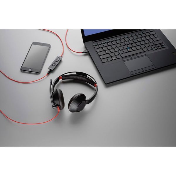 Навушники Poly BlackWire 5210 USB-A HS Mono Black (80R98AA) 80R98AA фото