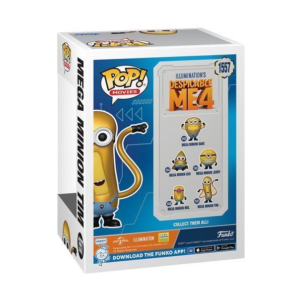 Funko Фигурка Funko POP Movies: Despicable Me 4 - Mega Minion Tim 5908305248385 фото