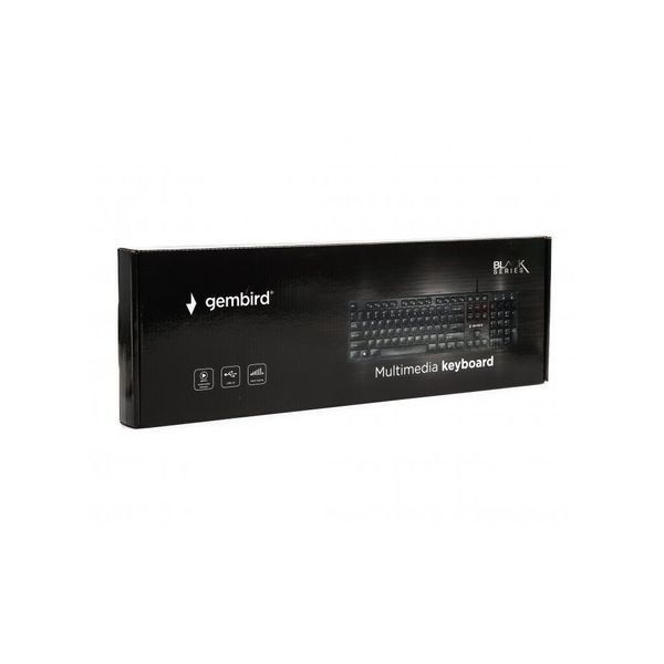 Клавиатура Gembird KB-MCH-03-UA USB Black (KB-MCH-03-UA) KB-MCH-03-UA фото