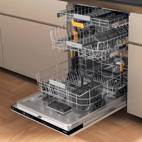 Whirlpool Посудомоечная машина встраиваемая, 14компл., A+++, 60см, дисплей, 3я корзина, белый W8IHP42L фото