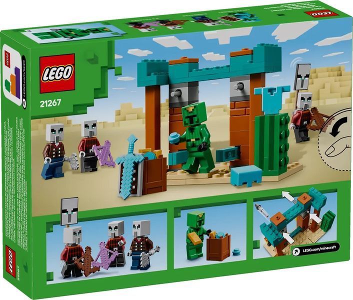 Конструктор LEGO Minecraft Пустельний патруль розбійника (21267) 21267 фото