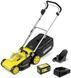 Газонокосарка акумуляторна Karcher LMO 34-18 Dual 18В 34см 25-60мм 1.445-411.0 фото 1