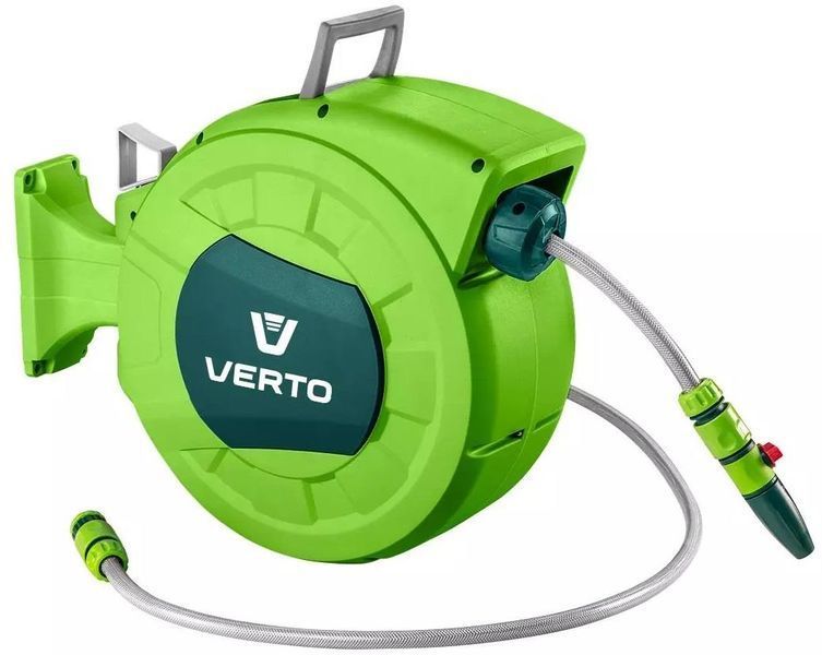 Verto Катушка со шлангом автоматическая 20м+2м шланга 1/2" 15G891 фото