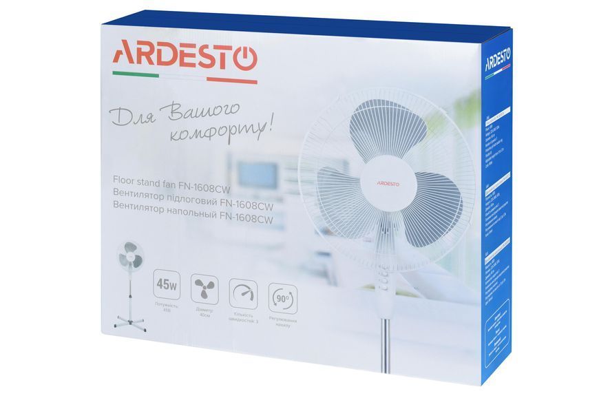 Вентилятор ARDESTO FN-1608CW FN-1608CW фото