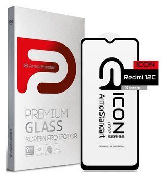 Захисне скло ArmorStandart Icon для Xiaomi Redmi 12C Black (ARM67042) ARM67042 фото