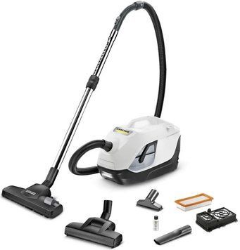 Karcher Пылесос моющий DS 6 Plus, 650Вт, вода -2 л, НЕРА, белый 1.195-252.0 фото