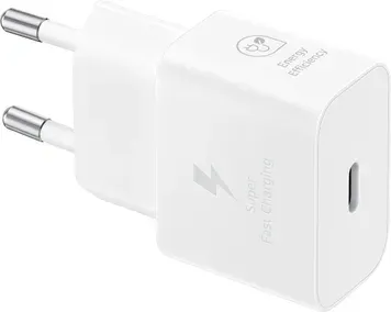 Зарядний пристрій Samsung (25W) USB-C Power Adapter White (EP-T2510NWEGEU)
