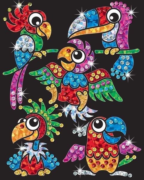 Sequin Art Набор для творчества FOILTASTIC Baby Birds SA1310 фото