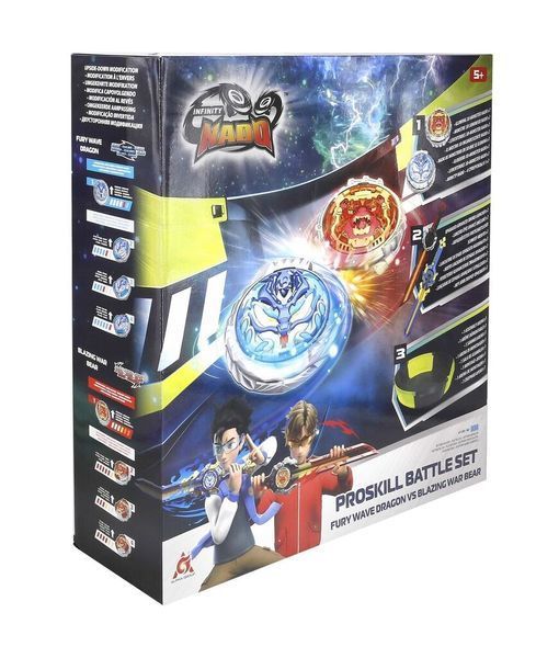 Infinity Nado Набор VI Proskill Battle Set Яростный Дракон и Пылающий Боевой Медведь (Fury Wave Dragon vs Blazing War Bear) EU654281 фото