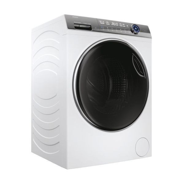 Haier Стиральная машина фронтальная, 12кг, 1400, A+++, 60см, дисплей, пар, инвертор, люк черный, прямой привод, белый HW120-B14979EUG фото