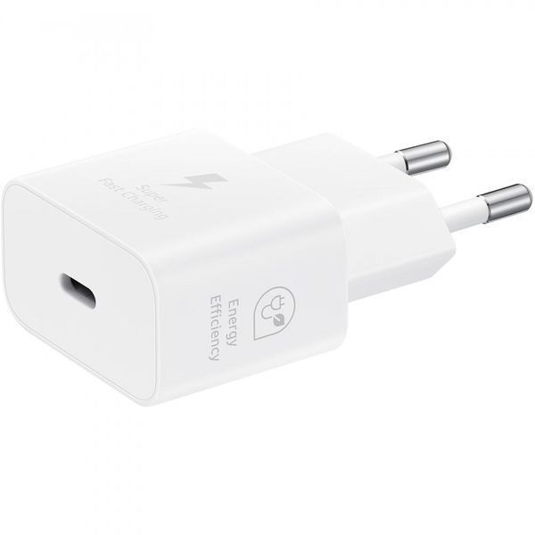 Зарядний пристрій Samsung (25W) USB-C Power Adapter White (EP-T2510NWEGEU) EP-T2510NWEGEU фото