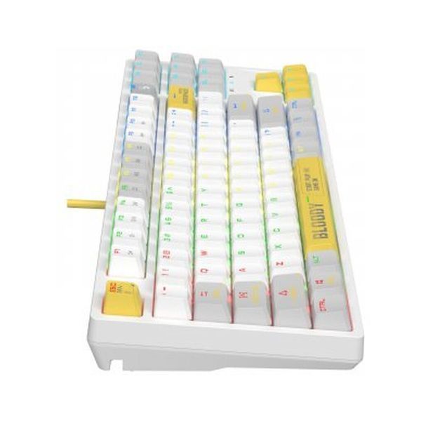 Клавіатура A4Tech Bloody S87 RGB BLMS TKL USB Energy White (4711421993708) 4711421993708 фото