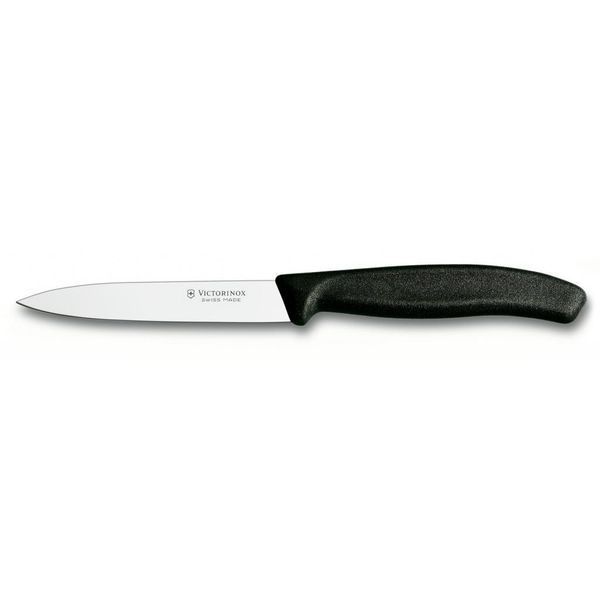 Кухонный нож Victorinox SwissClassic для нарезки 10 см, черный (6.7703) 6.7703 фото