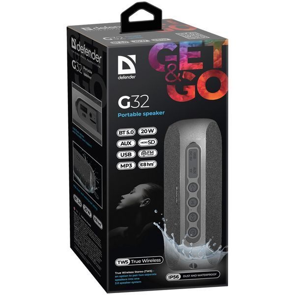 Акустична система Defender G32 20Вт Black (65232) 65232 фото