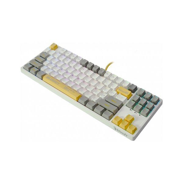 Клавіатура A4Tech Bloody S87 RGB BLMS TKL USB Energy White (4711421993708) 4711421993708 фото