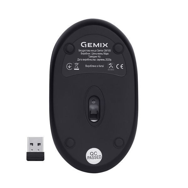 Мишка Gemix GM185 Wireless Black (GM185Bk) GM185Bk фото