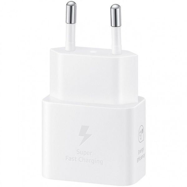 Зарядний пристрій Samsung (25W) USB-C Power Adapter White (EP-T2510NWEGEU) EP-T2510NWEGEU фото