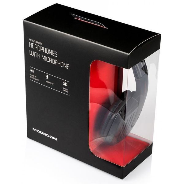 Наушники Modecom MC-823 Ranger Black-Red (S-MC-823-RANGER) S-MC-823-RANGER фото