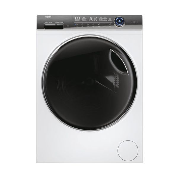 Haier Стиральная машина фронтальная, 12кг, 1400, A+++, 60см, дисплей, пар, инвертор, люк черный, прямой привод, белый HW120-B14979EUG фото