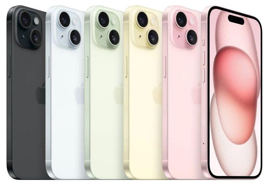 Смартфон Apple iPhone 15 128Gb Black MTP03RX/A фото