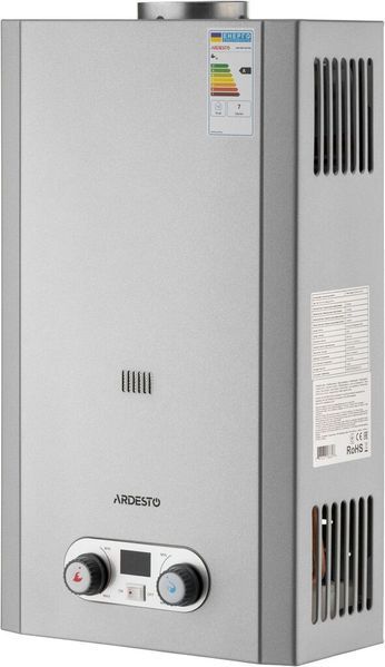 Газова колонка Ardesto GWH-HB03-10B-STEEL GWH-HB03-10B-STEEL фото