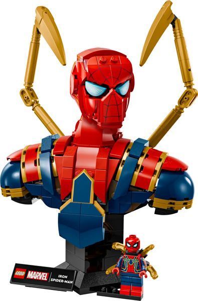 Конструктор LEGO Super Heroes Погруддя Залізної Людини-Павука (76326) 76326 фото