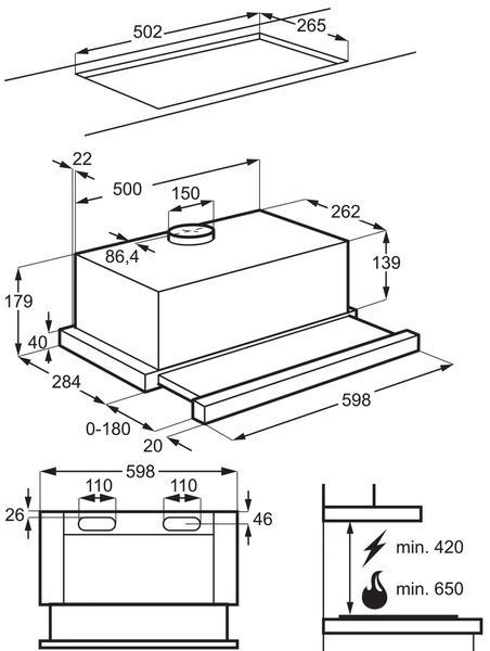 Вытяжка Electrolux LFP326S LFP326S фото