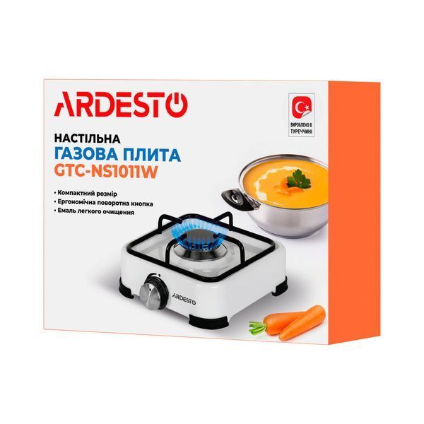 Плита настільна газова Ardesto GTC-NS1011W GTC-NS1011W фото