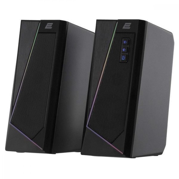 Акустика 2E PCS233 RGB 2.0 USB Black (2E-PCS233BK) 2E-PCS233BK фото