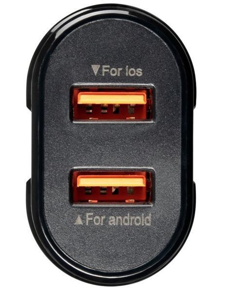 Зарядний прийстрій Gelius Avangard GP-HC06 2USB 2.4A (12W) + кабель Lightning Black GP-HC06 фото
