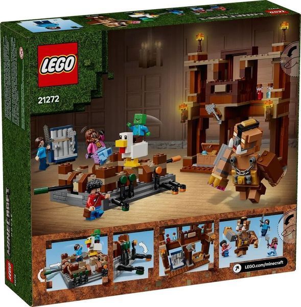 LEGO Конструктор Minecraft Бойцовський ринг в лесном имении 21272 фото