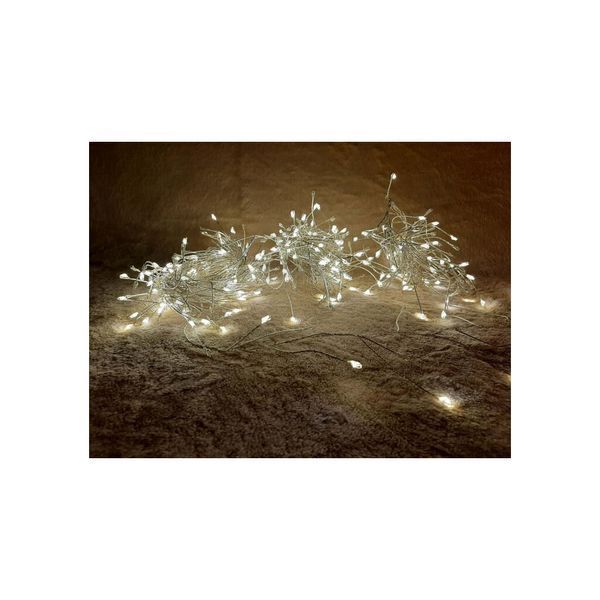 Гірлянда Luca Lighting кластер срібна струна, 15 м, теплий білий (8718861852677) 8718861852677 фото