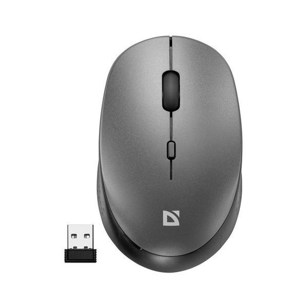 Мишка Defender Auris MB-027 Silent Wireless Grey (52029) 52029 фото