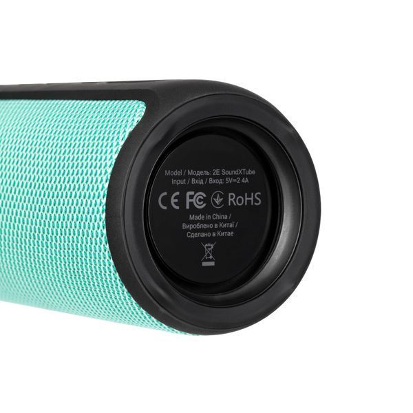 Акустична система 2E SoundXTube TWS MP3 Wireless Waterproof Turquoise (2E-BSSXTWTQ) 2E-BSSXTWTQ фото