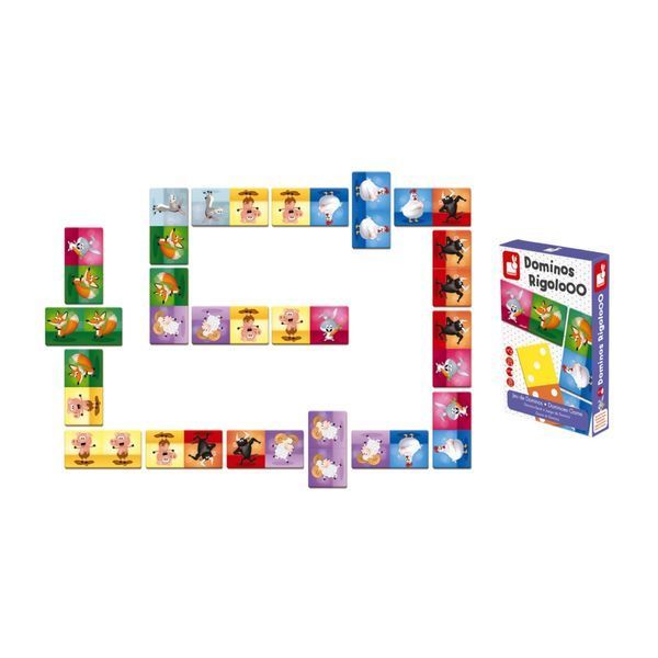 Настільна гра Janod Ігра мемо Доміно Тварини J02737 фото