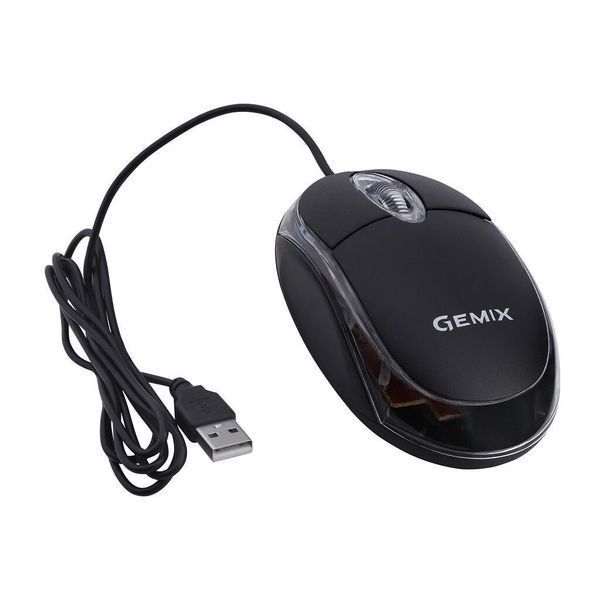 Мишка Gemix GM105 USB black (GM105Bk) GM105Bk фото