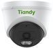 Tiandy Камера IP TC-C34XN Spec:I3W/E/Y/2.8mm/V4.2, 4MP, Color Maker Turret, 2.8mm, f/1.6, LED15m, IR30m, DC12V, PoE, IP67 TC-C34XN_W фото 1