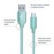 Кабель ColorWay USB &ndash; Type-C 2.1А 1м мятный (CW-CBUC003-MT) CW-CBUC003-MT фото 2