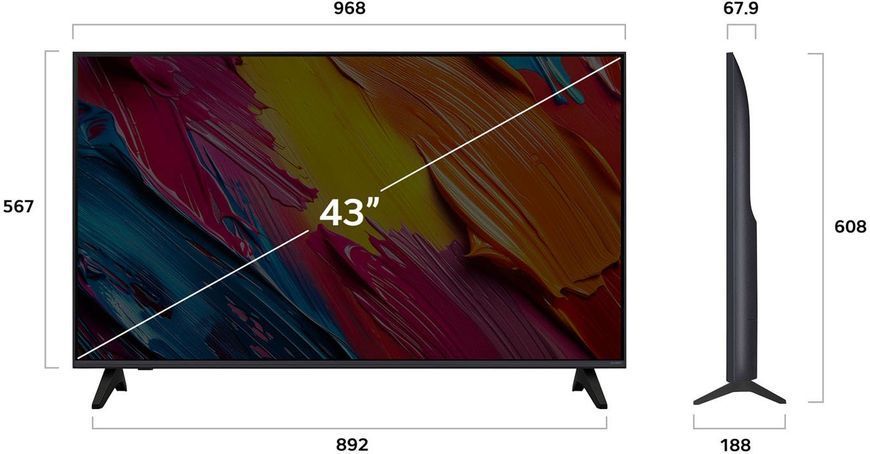 Телевізор 43" LG 43QNED70A6A 43QNED70A6A фото