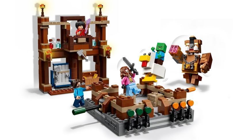 LEGO Конструктор Minecraft Бойцовський ринг в лесном имении 21272 фото